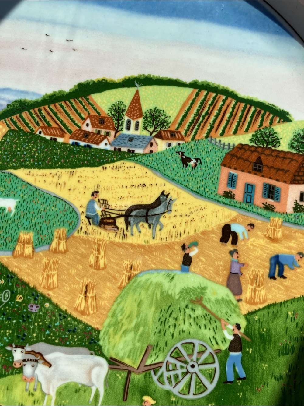 Villeroy & Boch-Les Quatre Saisons No. 2 Été (Summer)” Gérard Laplau
Wall  Pate